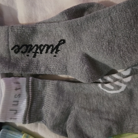 Lot Of Justice Girls Crew Socks - Picture 6 of 6